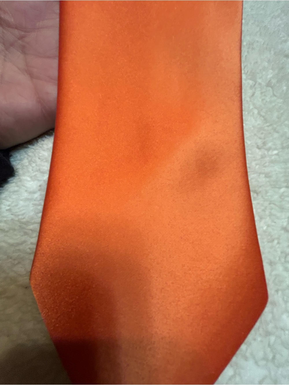 🎁3 for $30 - Orange Clip On Tie